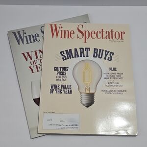 Wine Spectator Magazine Special Interest Conosuior Spirits Lists News Lot Of 2